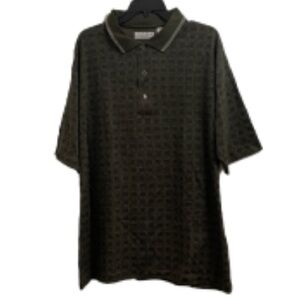 NWT Savane Elements Army Green & Dark Gray with Design Size XL